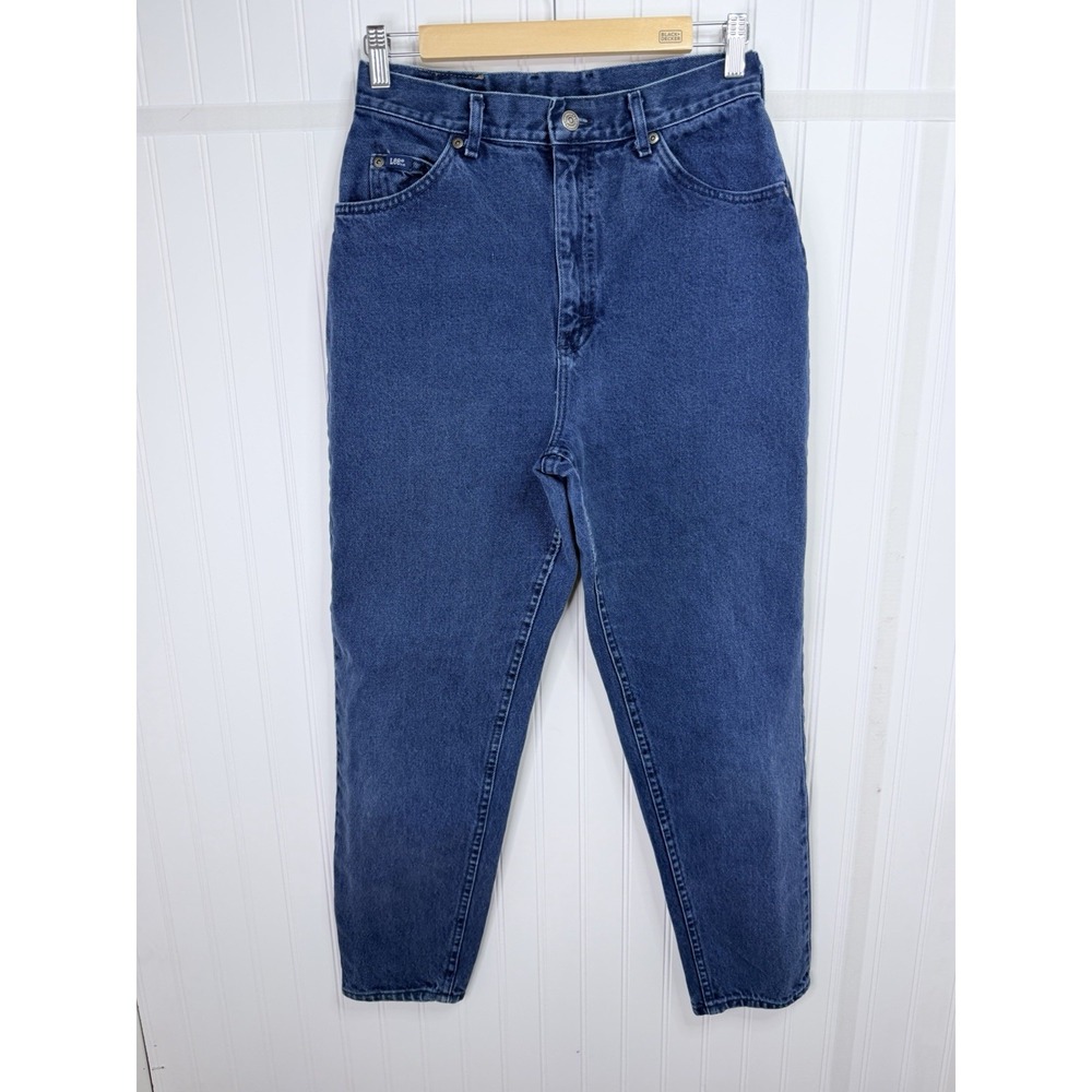 Vintage Lee Jeans 90s Icon High Rise Tapered Women's 12 28x29.5 USA Mom Jeans